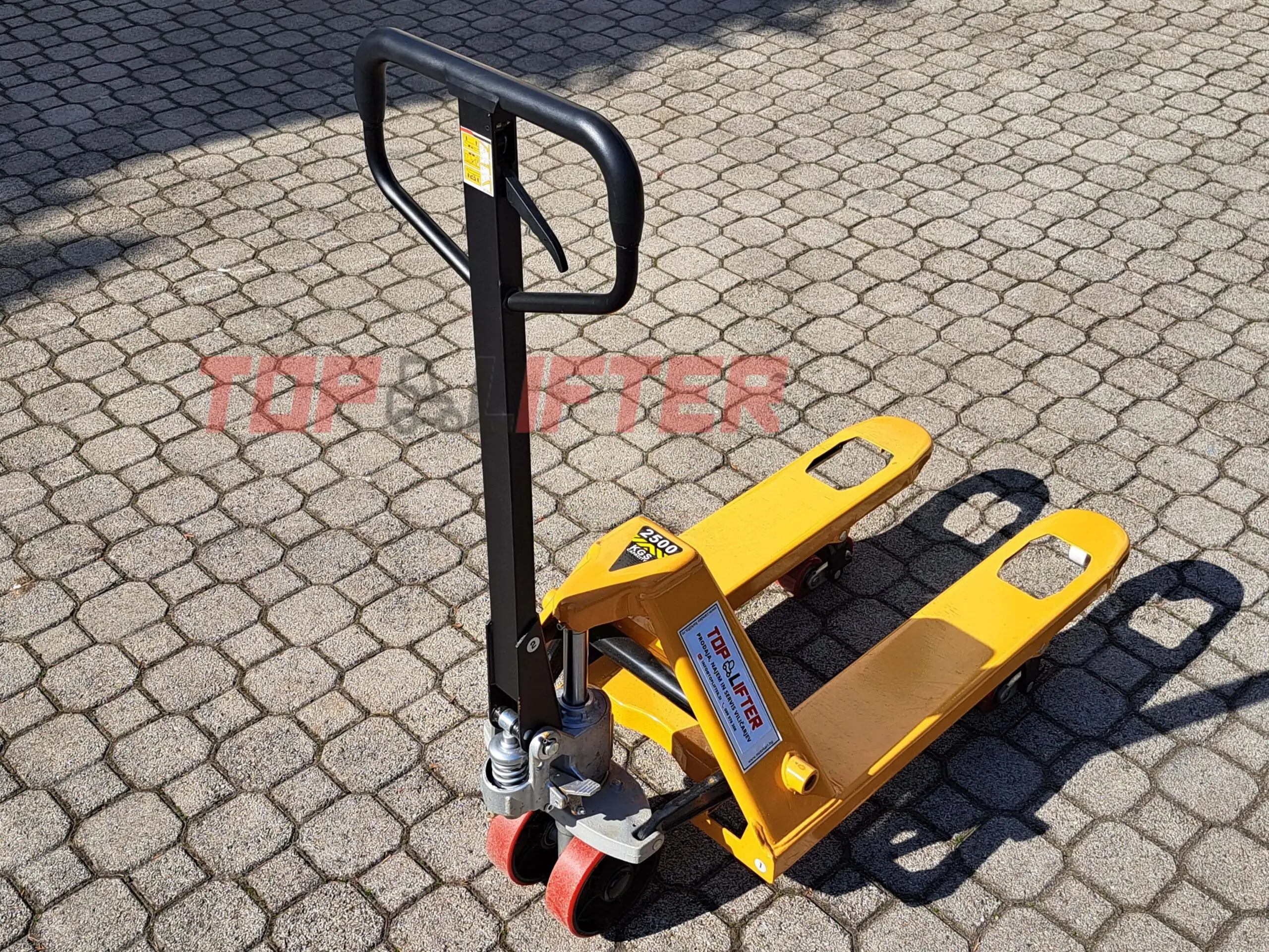 TOPLIFTER ROČNI PALETNI VILIČAR KRATKI 2500 kg 800 mm - slika 3