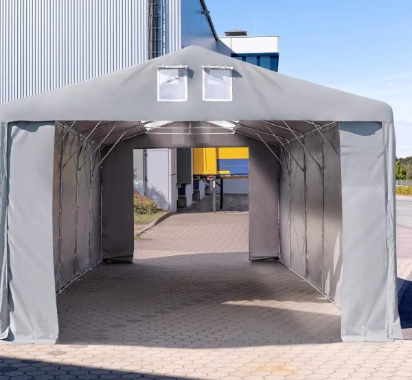 modular garage storage tent eko 3x6x2.9x2 pvc
