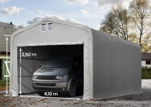 montažni garažni šator vikin 5x8x3.5x2.6 pvc