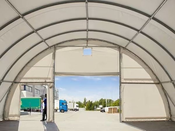modular garage storage tent high 9.15x26x4.5 prime-tex