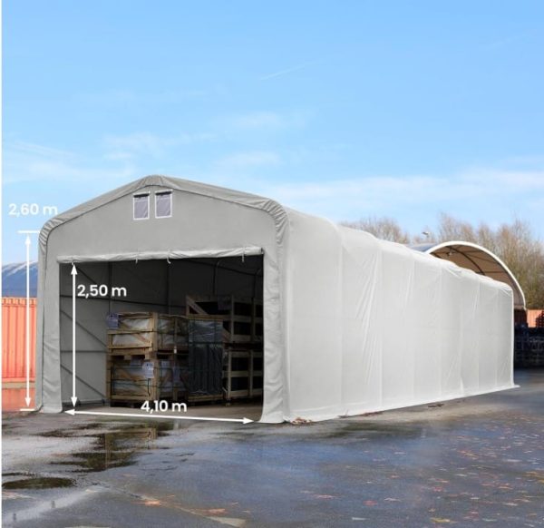 montažni garažni skladišni šator vikin 5x16x3.5x2.6 pvc